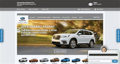 Desktop Screenshot of centralnova.subarudealer.ca