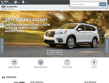 Tablet Screenshot of centralnova.subarudealer.ca