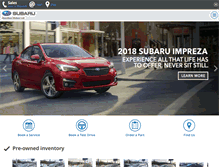 Tablet Screenshot of aberdeen.subarudealer.ca